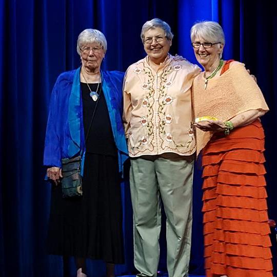 Legendary Ladies - Gwenda Ledbetter, Connie Regan-Blake, and our founder Sandra Gudger